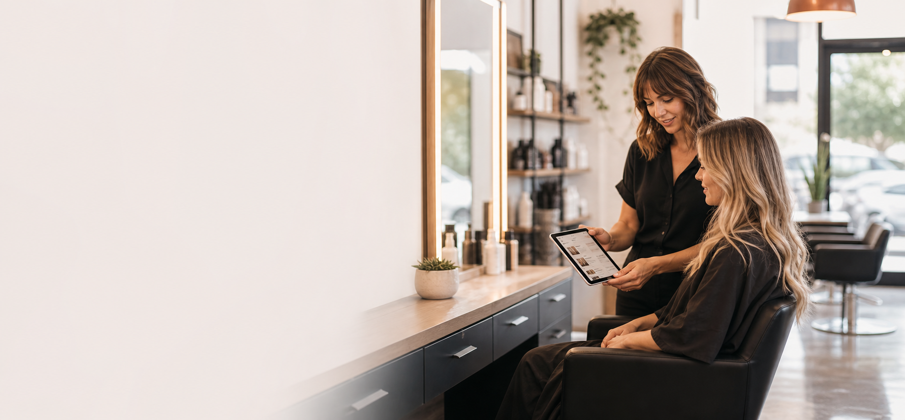 Salon scheduling software with voice booking from Scheduling Studio